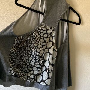 Gray Women's Vest